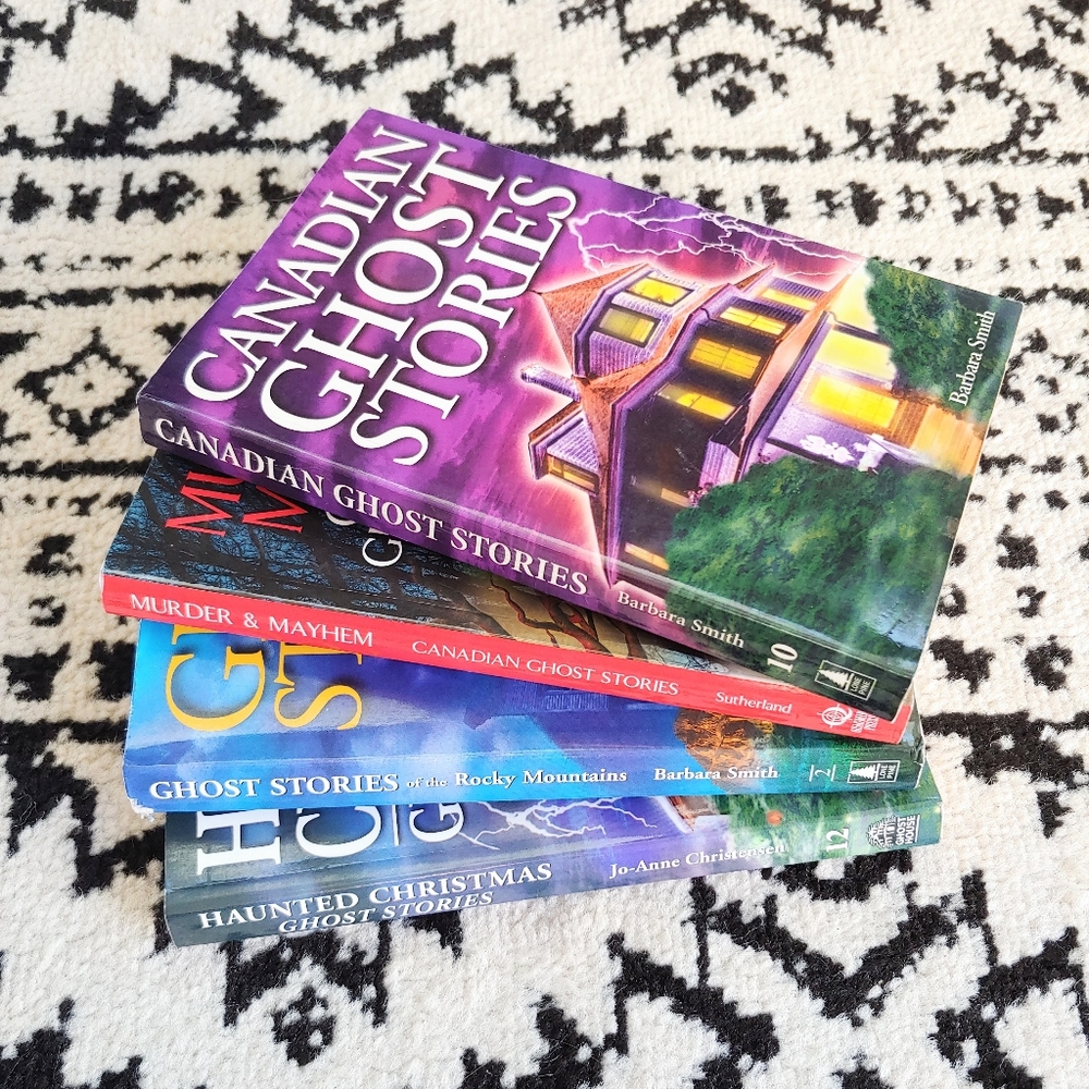 Four ghost story books